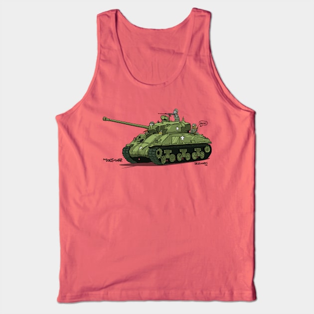 Dogs of War: Sherman Tank Tank Top by Siegeworks